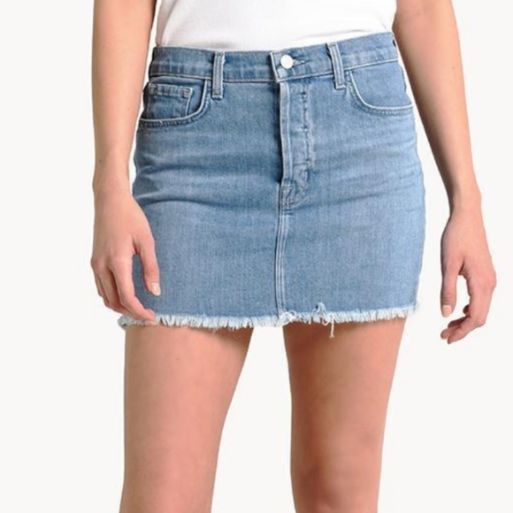 J Brand "Bonny" Raw Hem Mini Skirt - NWT - Picture 16 of 16